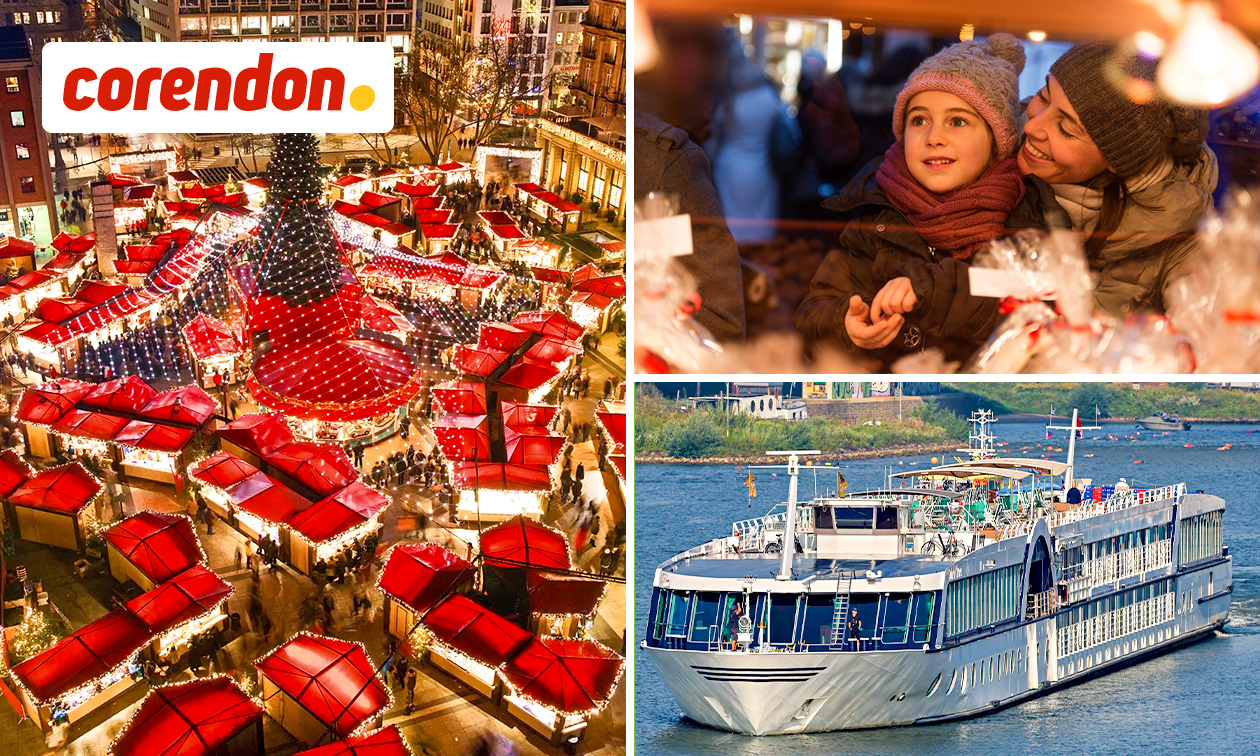 4-daagse riviercruise langs de Duitse kerstmarkten + ontbijt, lunch en diner 4-daagse riviercruise langs de Duitse kerstmarkten + ontbijt, lunch en diner