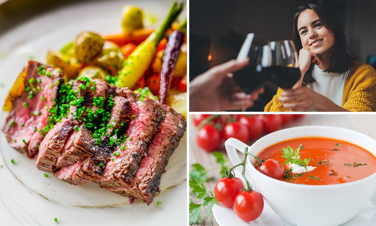 2- of 3-gangenlunch of -diner à la carte bij Cote d'Azur