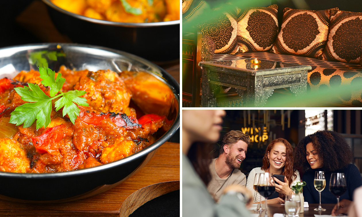 Menu oriental en 2 ou 3 services à la carte + thé à la menthe au Couscous Gourmand