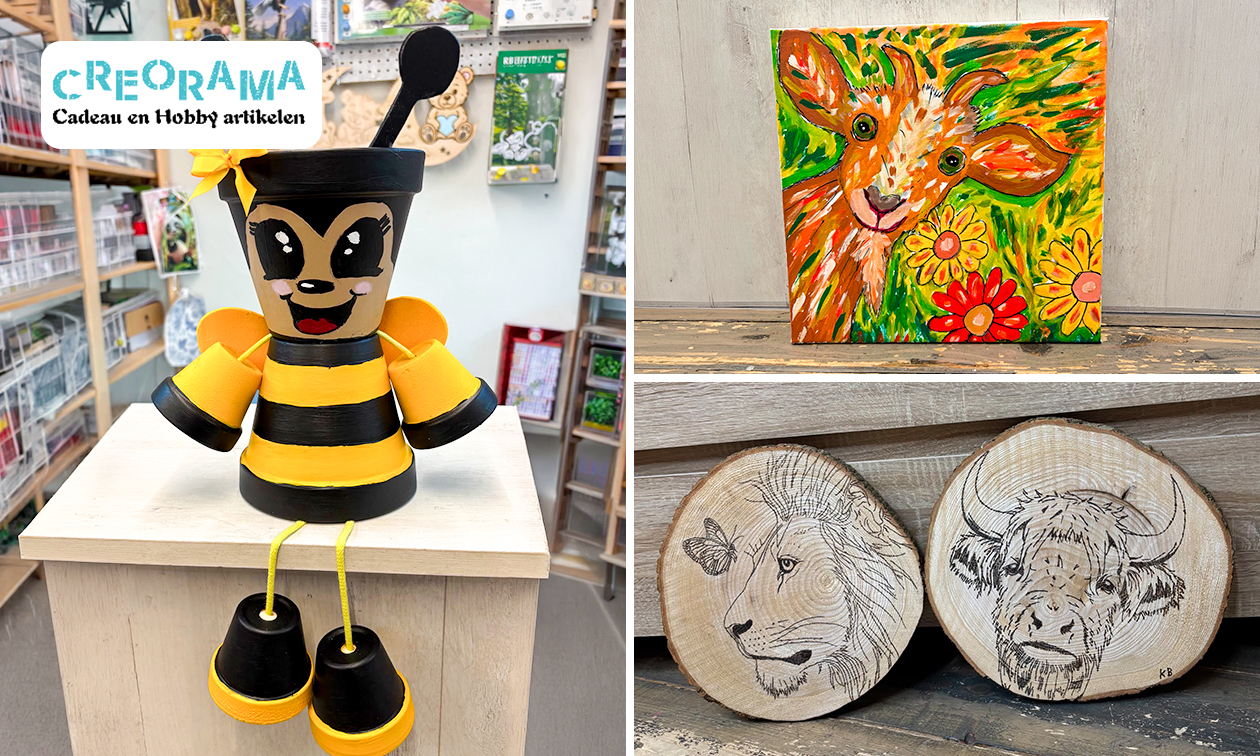 Creatieve workshop + koffie/thee + lekkernij of high tea (3 uur)