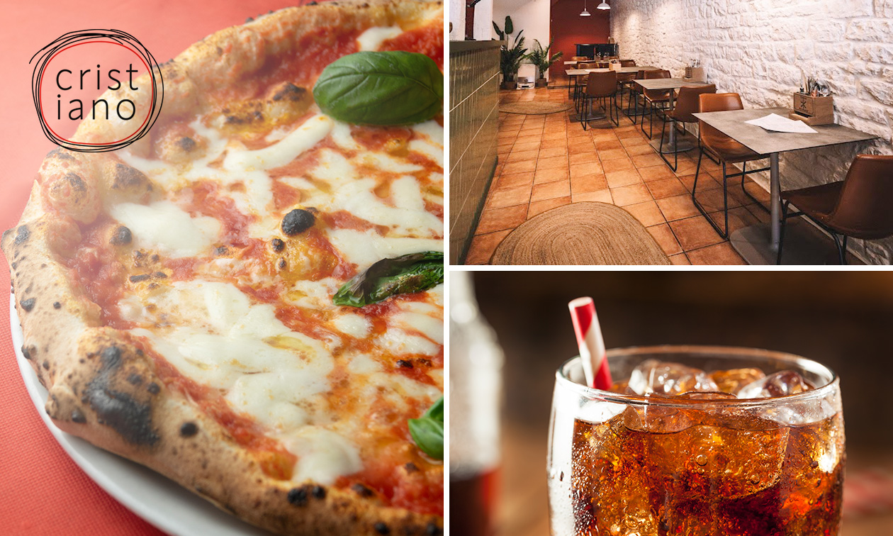 Pizza au choix sur place ou à emporter + boisson non alcoolisée près de Rochefort