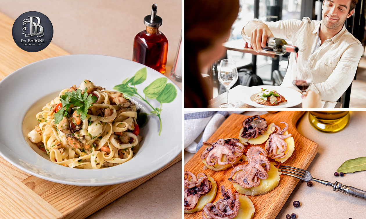 Italiaanse 2- of 3-gangen keuzelunch