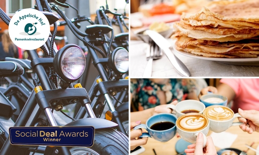 E-chopper of fatbike (3 uur) + warme drank + naturel pannenkoek bij De Appelsche Hof