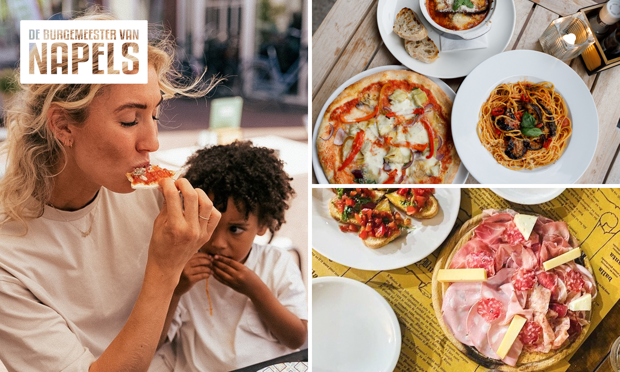 Italiaans 3-gangen keuzediner bij De Burgemeester van Napels