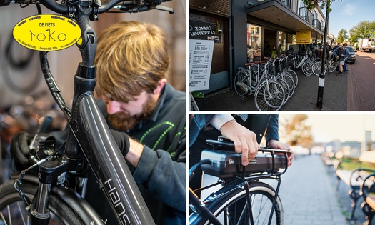 Onderhoudsbeurt (klein of groot) of e-bike huren
