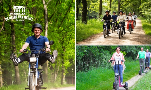 Swingtrike- (1,5 uur) of snorfietstocht (2,5 uur) door de Peel