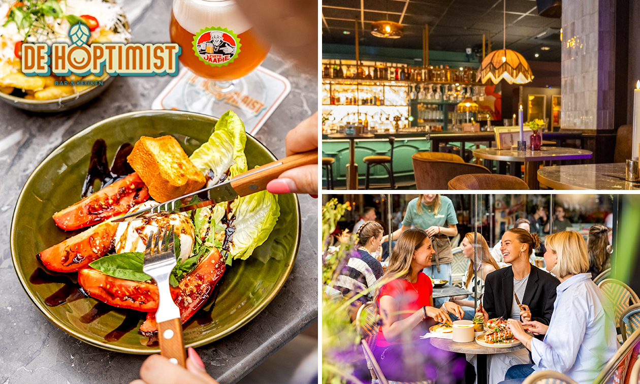 2-gangenlunch à la carte bij De Hoptimist Bar & Keuken
