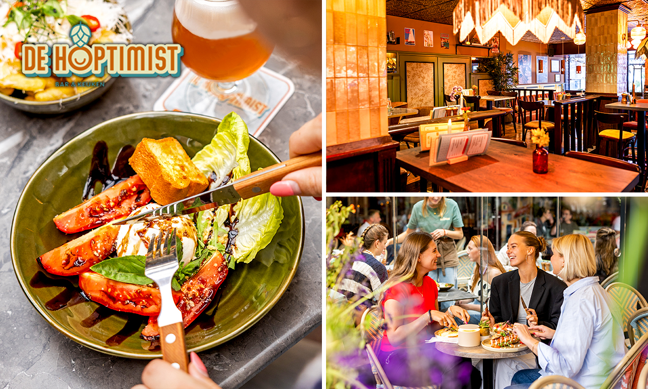 2-gangenlunch à la carte bij De Hoptimist Bar & Keuken
