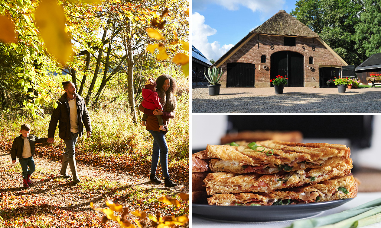 2-gangenlunch + evt. wandeling bij De Jachthoeve 2-gangenlunch + evt. wandeling bij De Jachthoeve