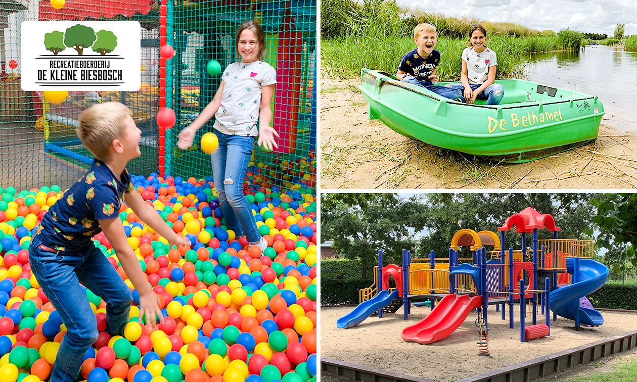 Entree tot binnen- en buitenspeeltuin en vaarvijver + zakje chips of raketje