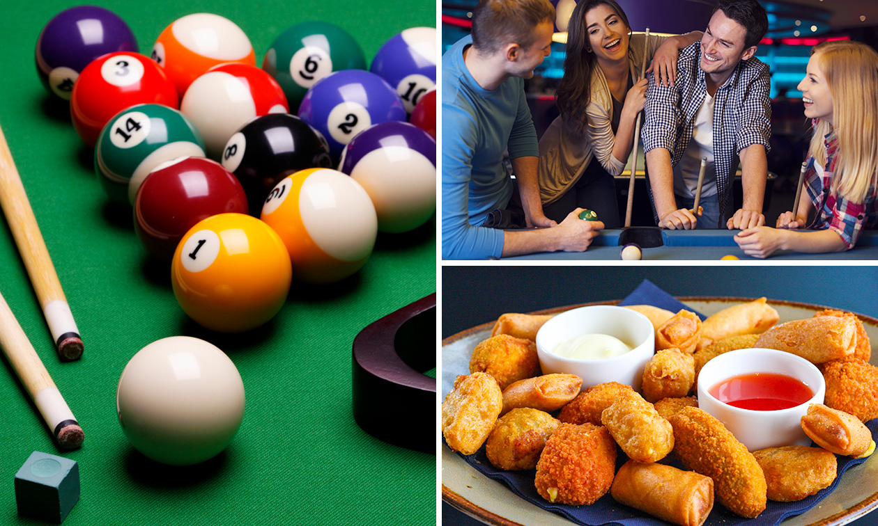 Poolen (1 tot 2 uur) + evt. borrelhapjes