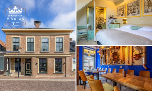 Overnachting voor 2 + welkomstpakket + late check-out in Friesland