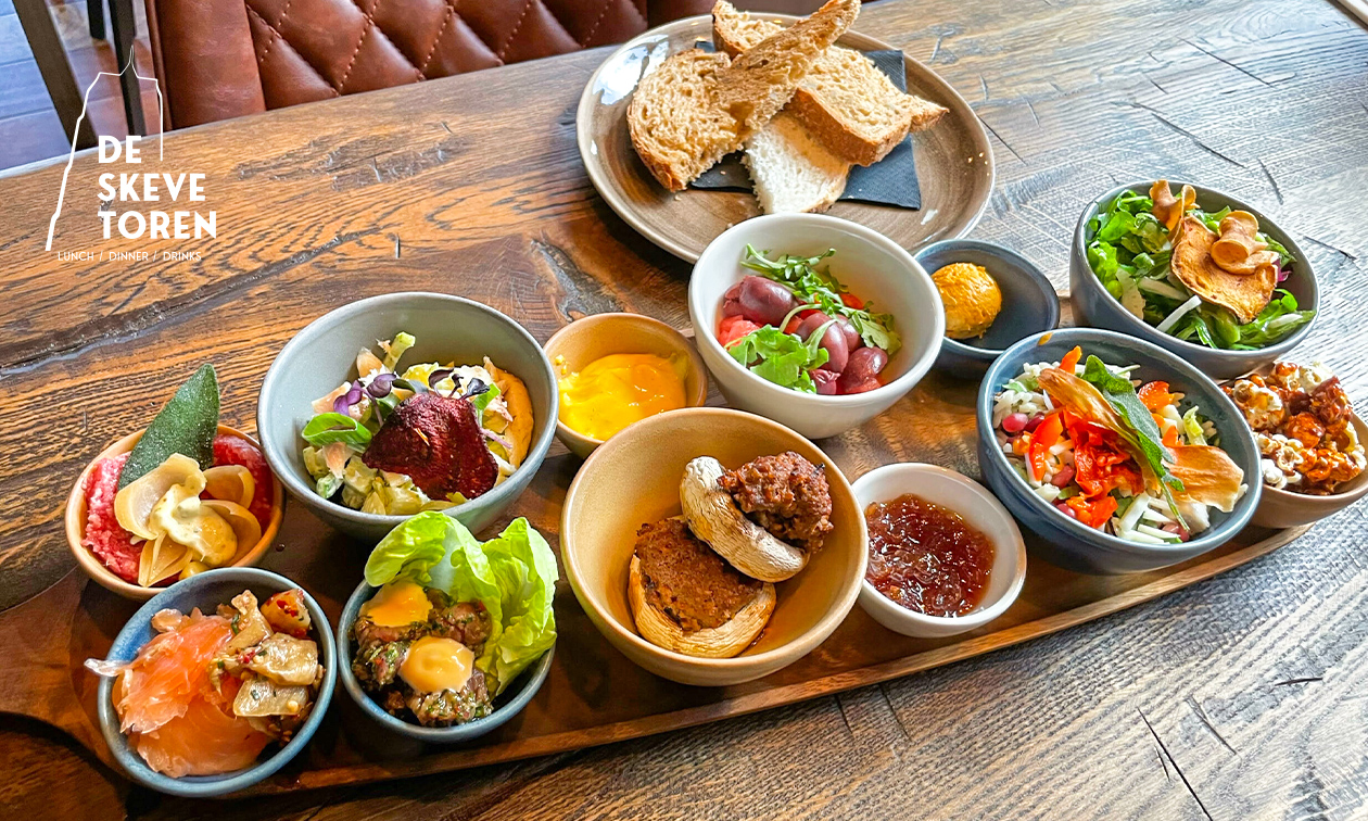 3-gangen proeverijdiner + amuse bij De Skeve Toren in hartje Leeuwarden