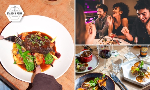 3-gangendiner van de chef + amuse + brood bij De Stadschpomp