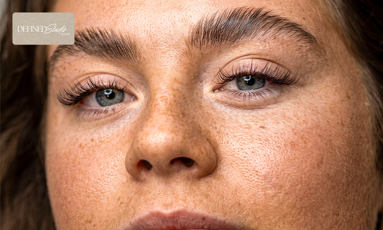 Wimper- of wenkbrauwbehandeling naar keuze of lip blush-behandeling