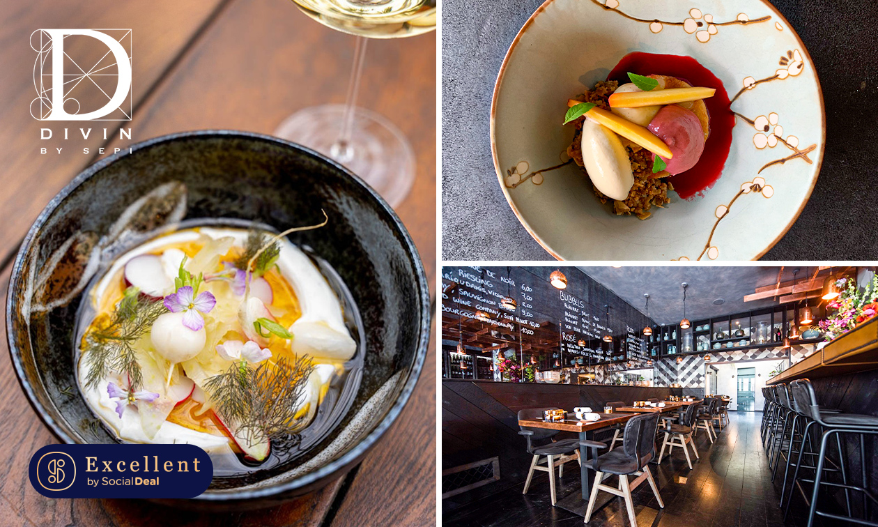 5-gangendiner + amuses of shared dining bij Divin by Sepi