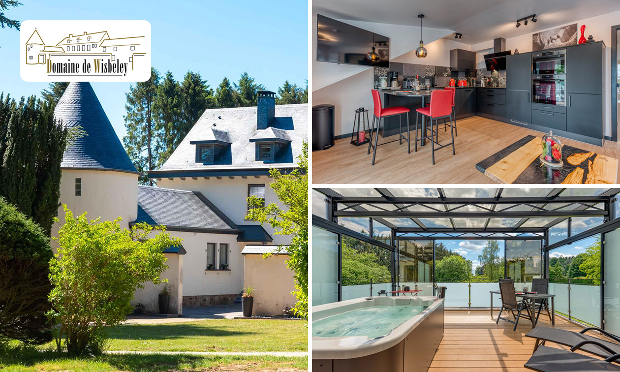 1 of 2 overnachtingen voor 2 + fles champagne in de Ardennen