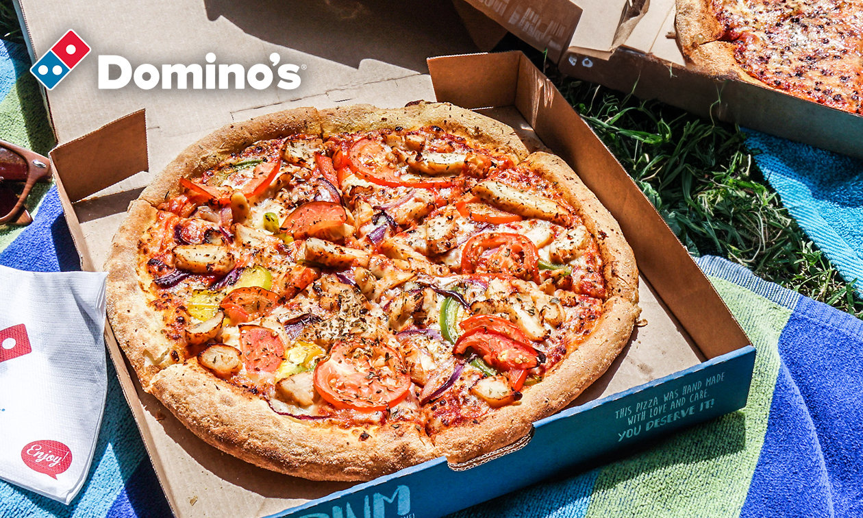 Pizza naar keuze (25, 29 of 35 cm) voor afhaal bij Domino's Uden, Veghel en Schijndel Pizza naar keuze (25, 29 of 35 cm) voor afhaal bij Domino's Uden, Veghel en Schijndel