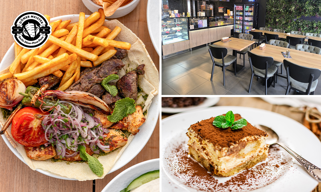 2-gangen keuzediner of -lunch of schotel met frisdrank voor afhaal of dine-in