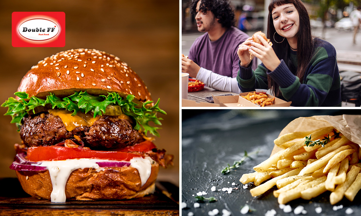 Burger + milkshake + friet + saus naar keuze voor dine-in of afhaal