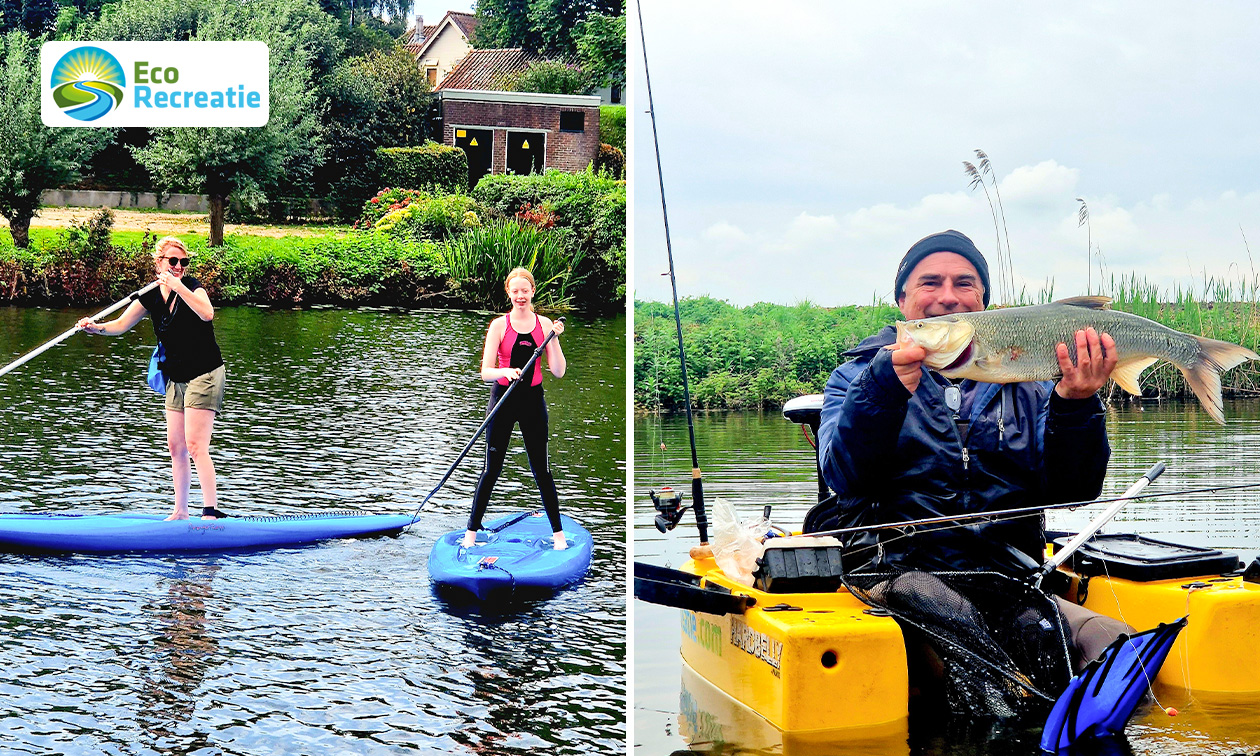 Suppen (2 of 4 uur) of vissen in een bellyboat (4 of 7 uur) + evt. hapjes + drankje