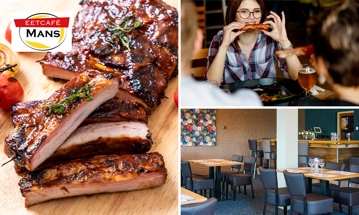 All-You-Can-Eat spareribs bij Eetcafé Mans
