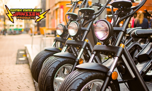 Huur e-chopper of Q3-scooter (1 of 3 uur) bij Electric Center Meijel