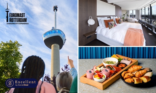 Nuit pour 2 + petit-déjeuner + cava à l'Euromast