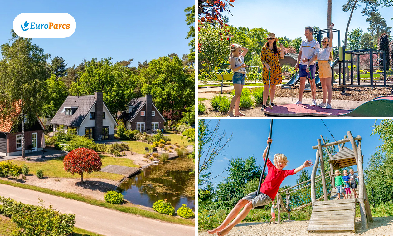 Midweek of weekend weg (6 pers.) in EuroParcs