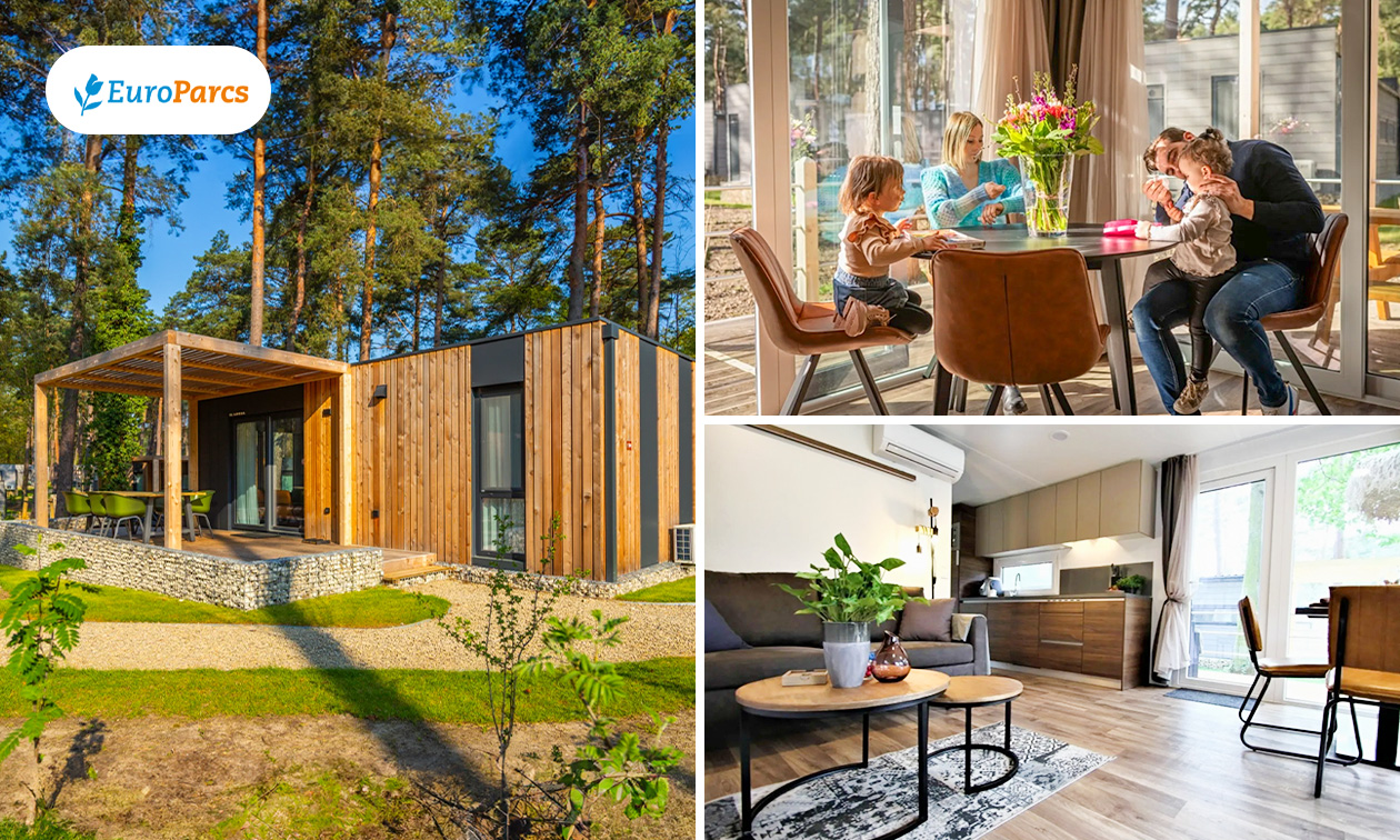 Weekend of midweek weg (4 tot 6 pers.) in EuroParcs