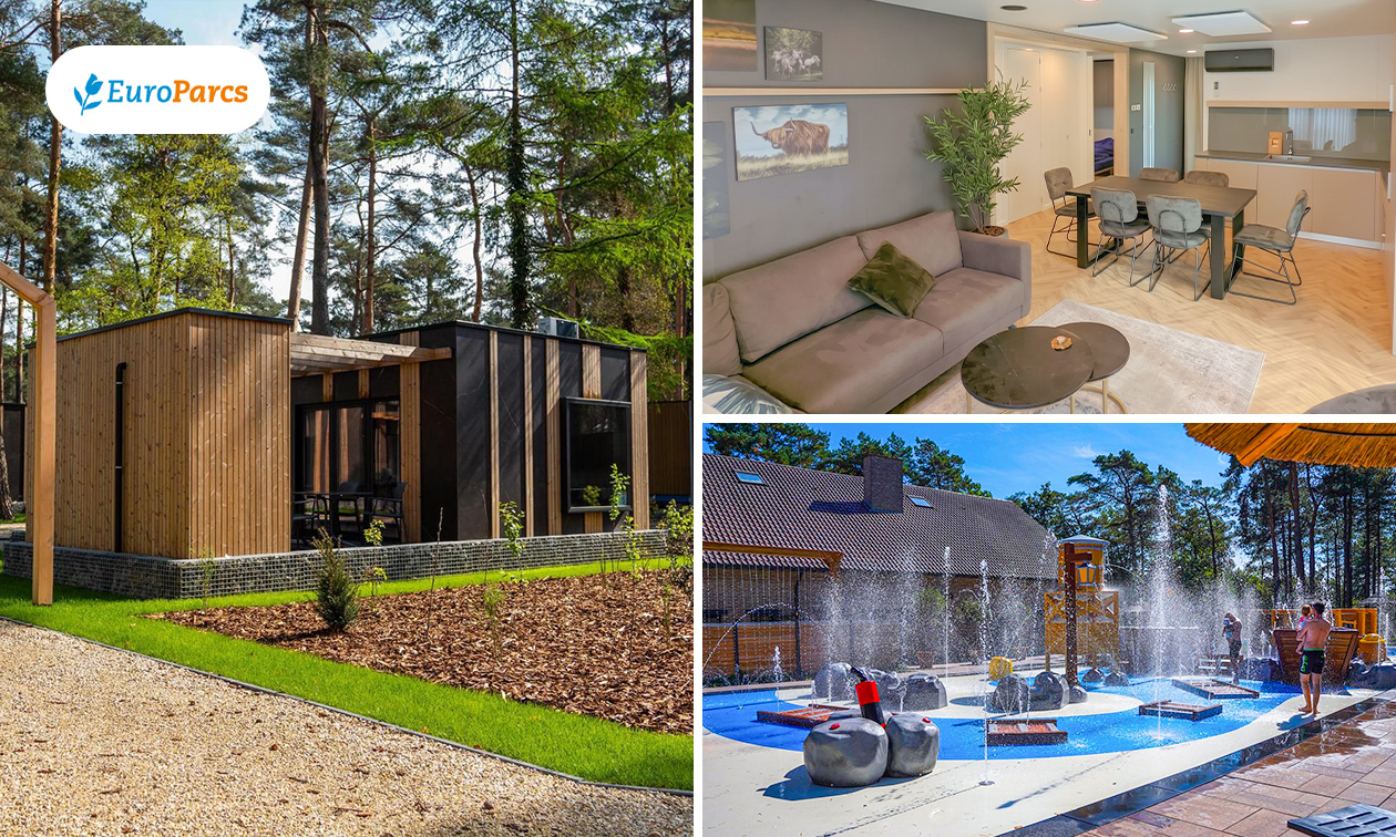 Weekend of midweek weg (4 tot 6 pers.) in EuroParcs
