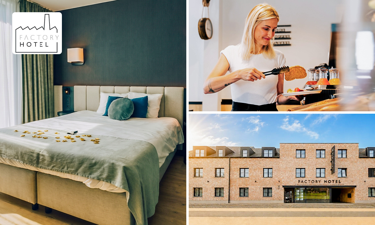 Nuit pour 2 + petit-déjeuner + check-out tardif + verre de cava près d'Anvers