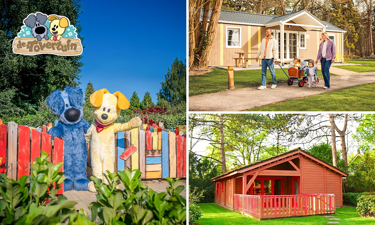 Midweek of weekend voor 6 personen bij Familie Resort de Tovertuin