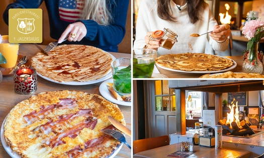 All-You-Can-Eat pannenkoeken (1,5 uur) bij Familierestaurant 't Jagershuis