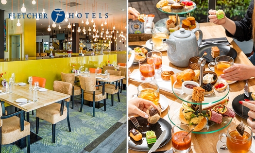 Brunch mit Etagere, Wein,- Bier- oder Schaumwein-Verkostung für 2 bei Fletcher Hotels