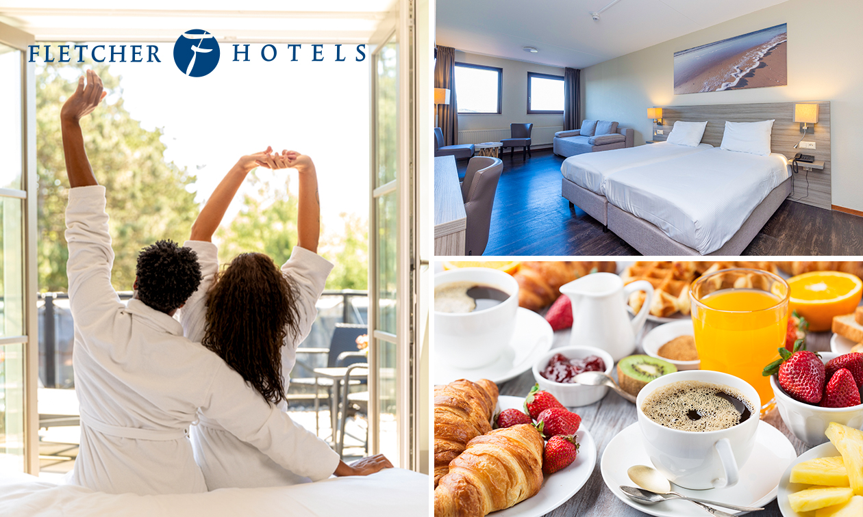 Übernachtung für 2 + opt. Frühstück und 3-Gänge-Menü bei Fletcher Hotels