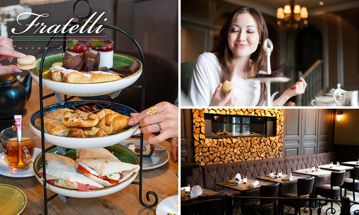 High tea (2 uur) + evt. bubbels bij Fratelli Pijnacker High tea (2 uur) + evt. bubbels bij Fratelli Pijnacker