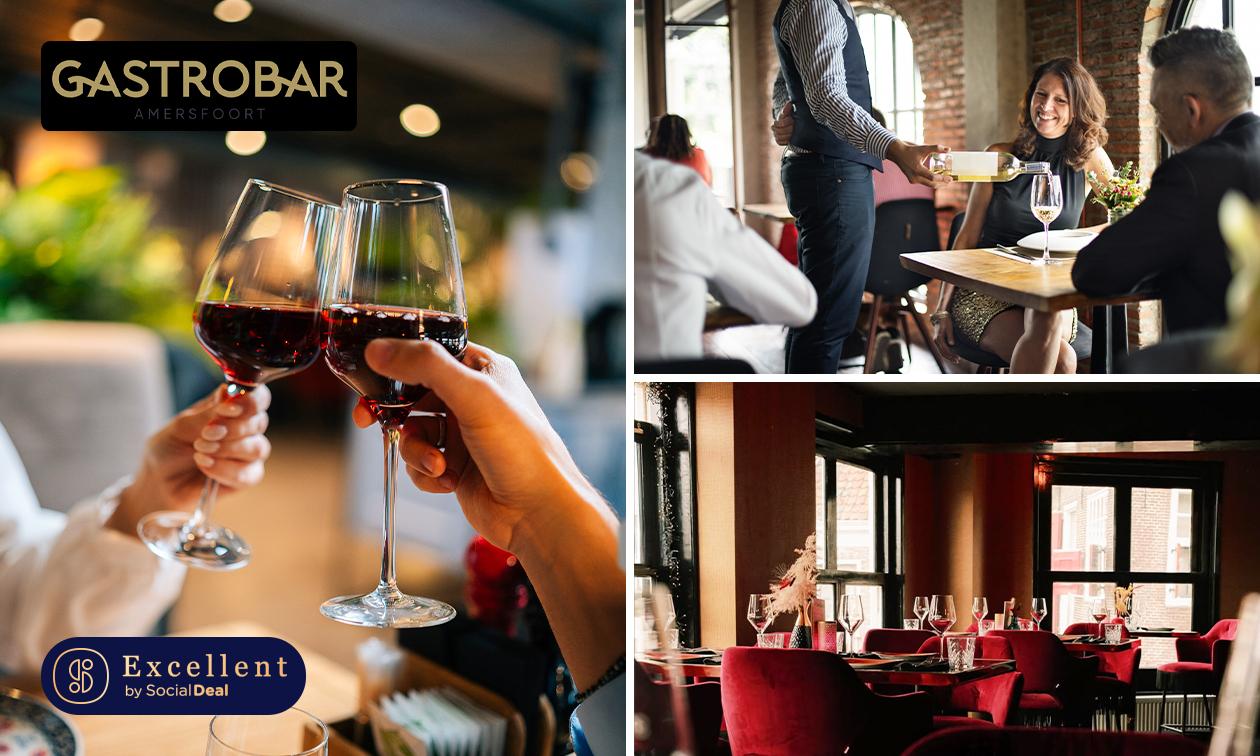 Luxe high wine + hapjes (1,5 uur) bij Gastrobar Amersfoort