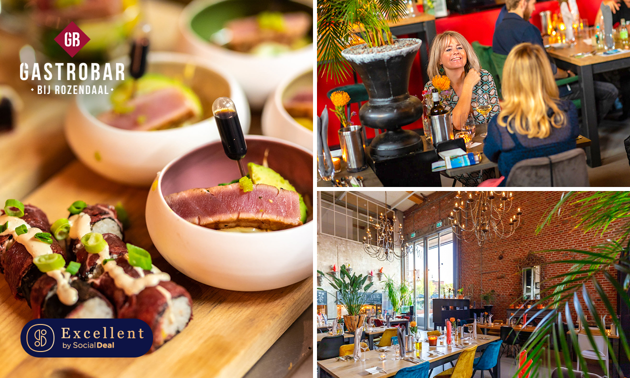 7-gangen amusediner van de chef + brood vooraf in de hippe wijk Roombeek 7-gangen amusediner van de chef + brood vooraf in de hippe wijk Roombeek