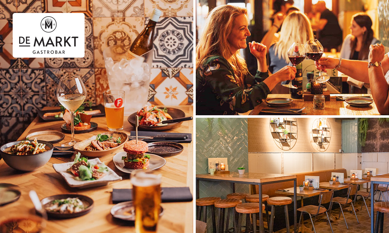 All-You-Can-Eat gerechten van de kaart bij Gastrobar De Markt