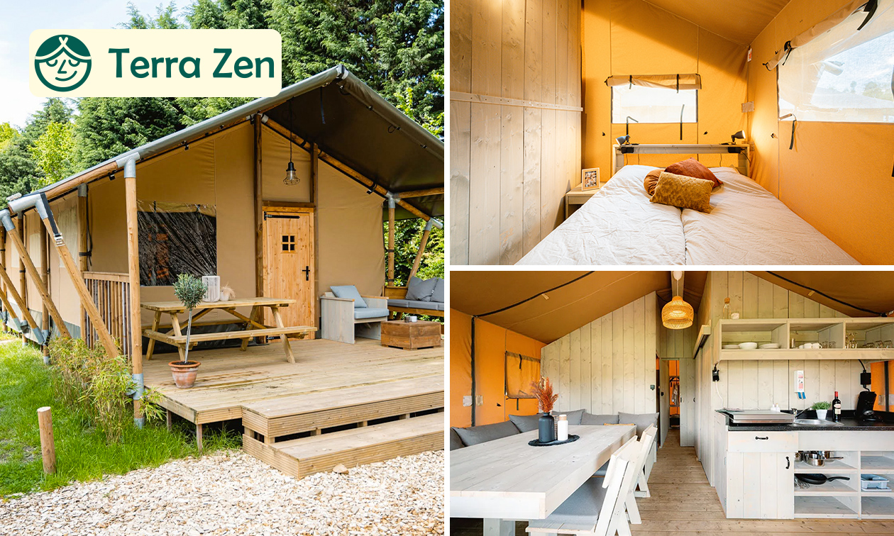 2 of 3 nachten voor 2 tot 6 personen in een Safari Lodge of Safari Lodge XL in Nieuwe Wetering