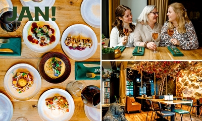 4-gangen shared dining-diner van de chef bij Grand Café JAN!
