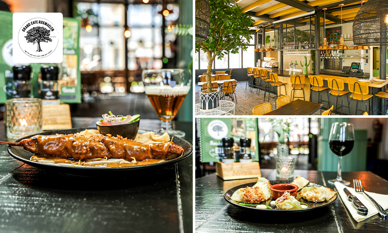 3-gangen keuzediner bij Grand Café Rosmaelen