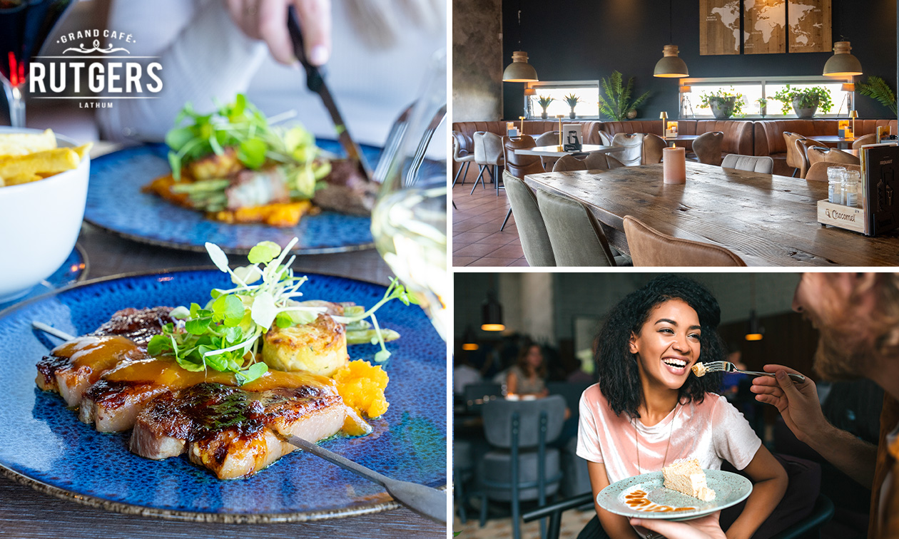 3-gangen keuzediner bij Grand Café Rutgers