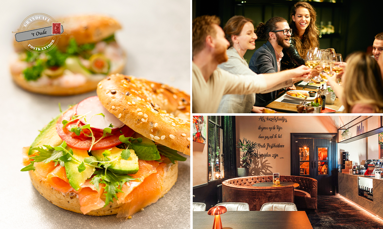 2-gangenlunch bij Grandcafé Het Oude Postkantoor in hartje Emmen