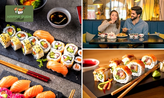 Sushibox (16, 24 of 32 stuks) voor afhaal bij Happie Sushi