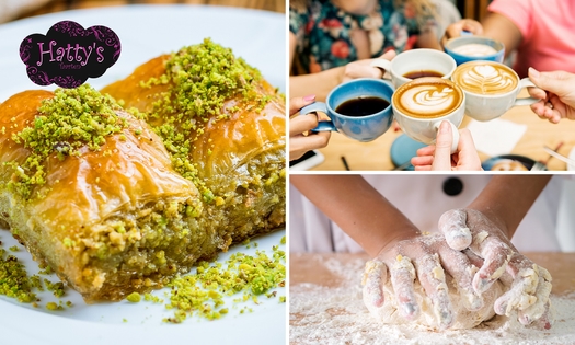 Workshop baklava maken (2 uur) + koffie of thee + snack