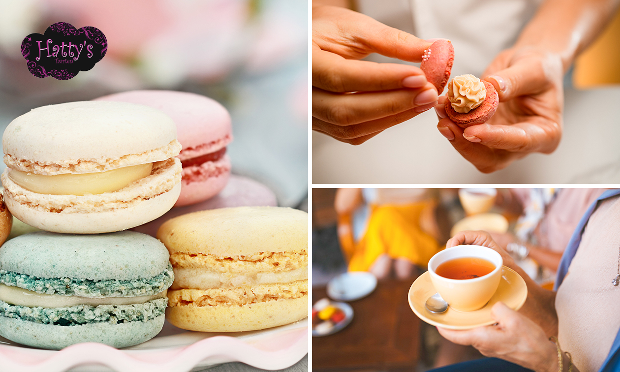 Workshop Franse macaron maken + vullen (2 uur) + koffie of thee + lekkers bij Hatty's Taarten