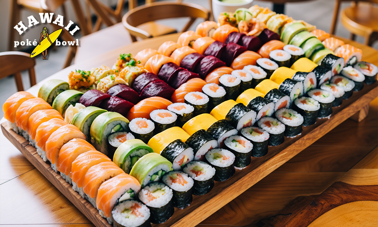Sushibox (32 of 56 stuks) voor afhaal in hartje Den Haag Sushibox (32 of 56 stuks) voor afhaal in hartje Den Haag