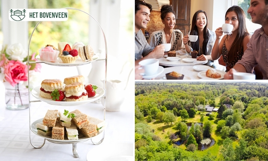 High tea midden in de Drentse natuur